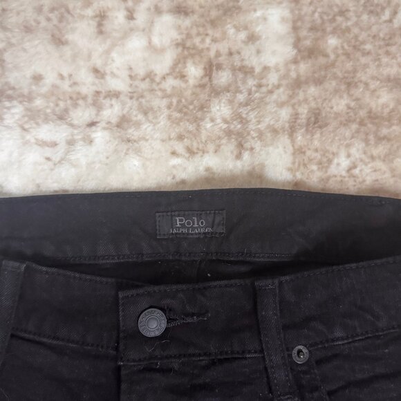 Polo Ralph Lauren Classic Black Sullivan Slim Stretch Jeans, 38x30 - Picture 2 of 7